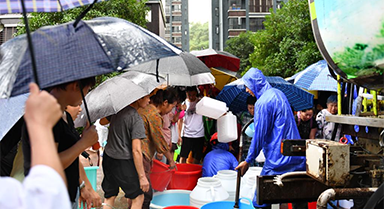 湖南龍山：強降雨后恢復生產生活